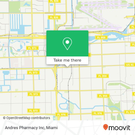 Andres Pharmacy Inc map