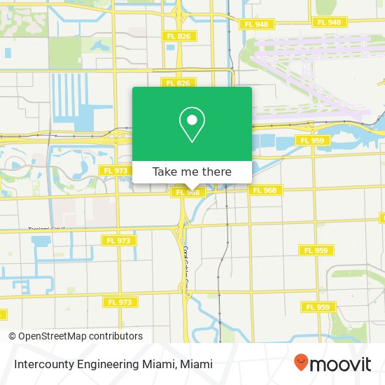 Mapa de Intercounty Engineering Miami