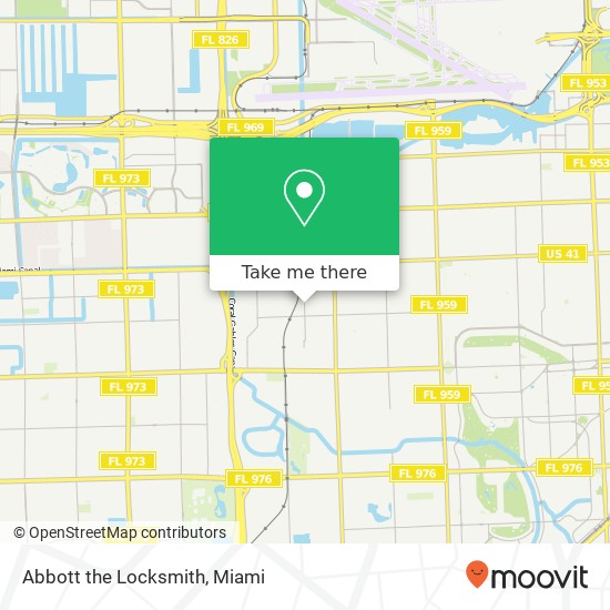 Abbott the Locksmith map