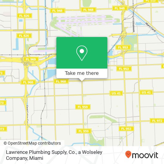 Mapa de Lawrence Plumbing Supply, Co., a Wolseley Company
