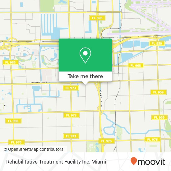 Rehabilitative Treatment Facility Inc map