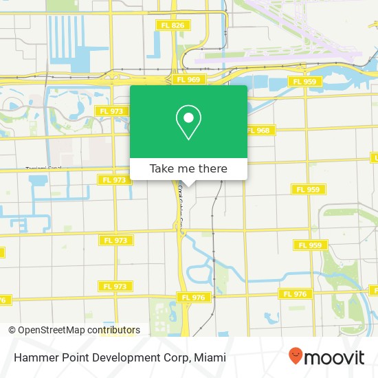 Mapa de Hammer Point Development Corp
