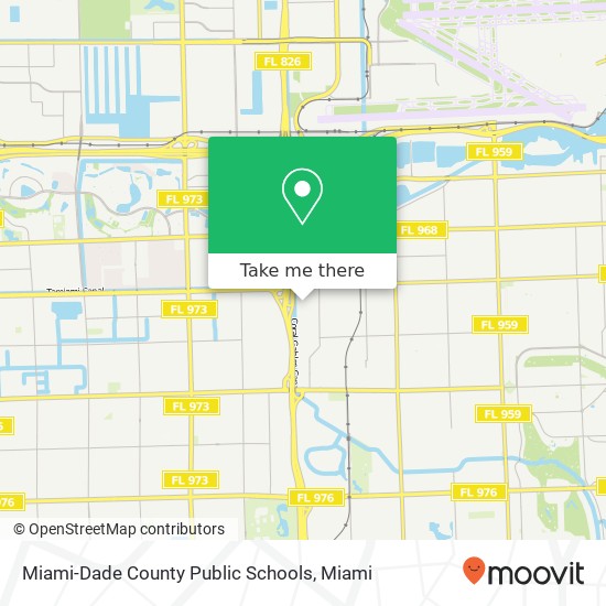 Miami-Dade County Public Schools map