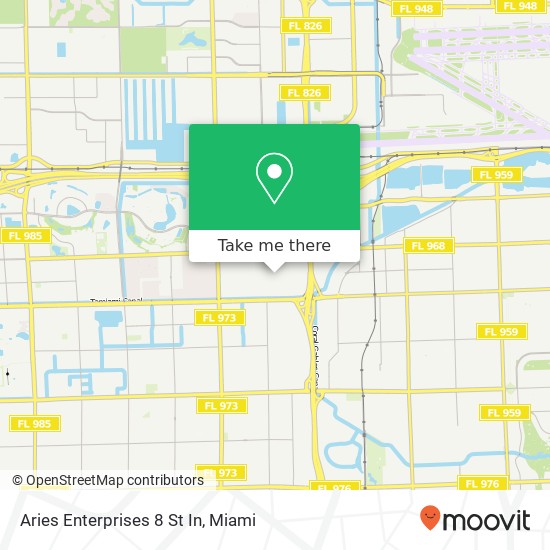 Mapa de Aries Enterprises 8 St In