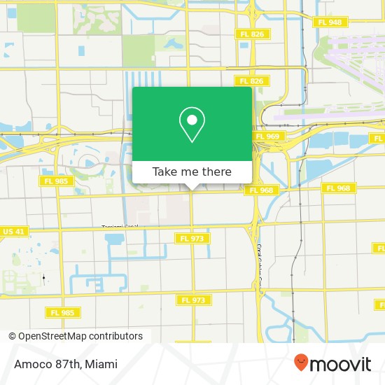 Amoco 87th map