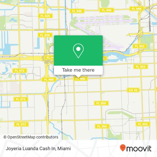 Joyeria Luanda Cash In map