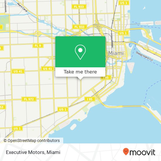 Executive Motors map