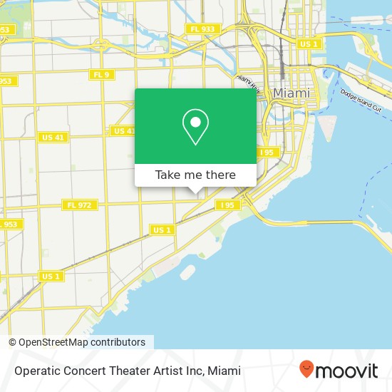 Operatic Concert Theater Artist Inc map