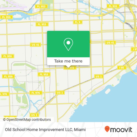 Mapa de Old School Home Improvement LLC
