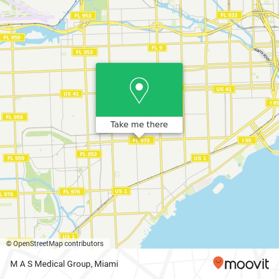 M A S Medical Group map