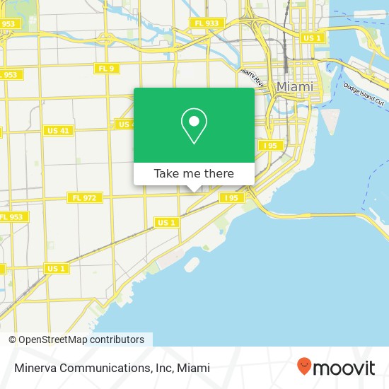 Mapa de Minerva Communications, Inc