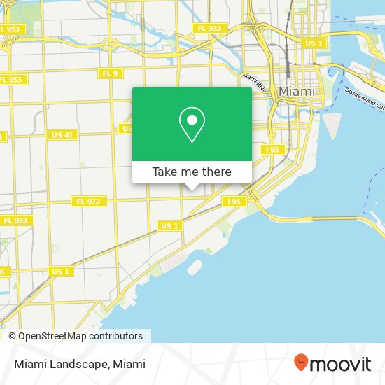 Miami Landscape map