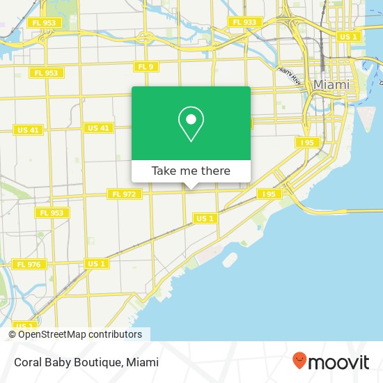 Coral Baby Boutique map