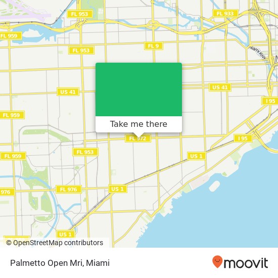 Palmetto Open Mri map