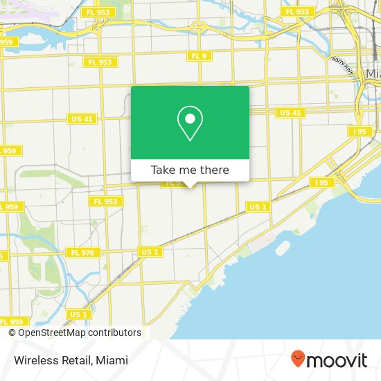 Wireless Retail map