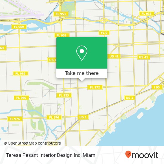 Teresa Pesant Interior Design Inc map