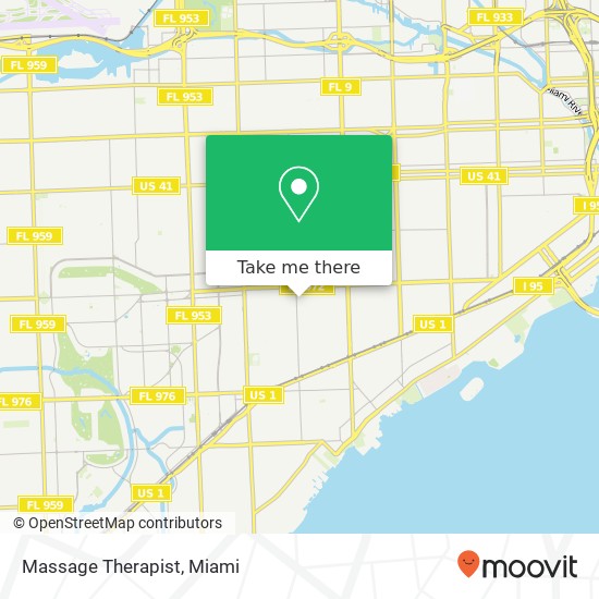 Massage Therapist map