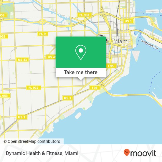 Mapa de Dynamic Health & Fitness