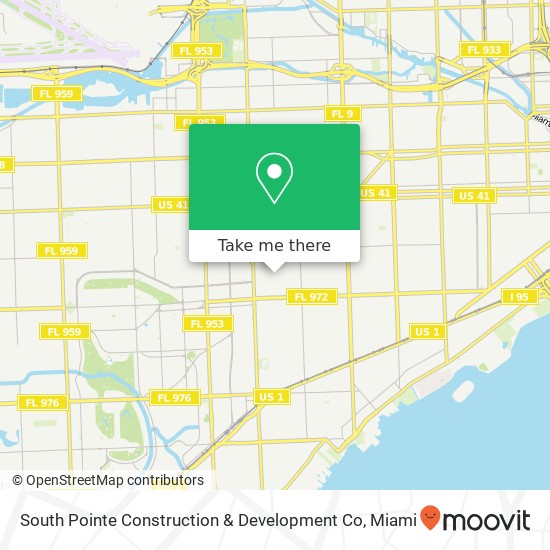 Mapa de South Pointe Construction & Development Co