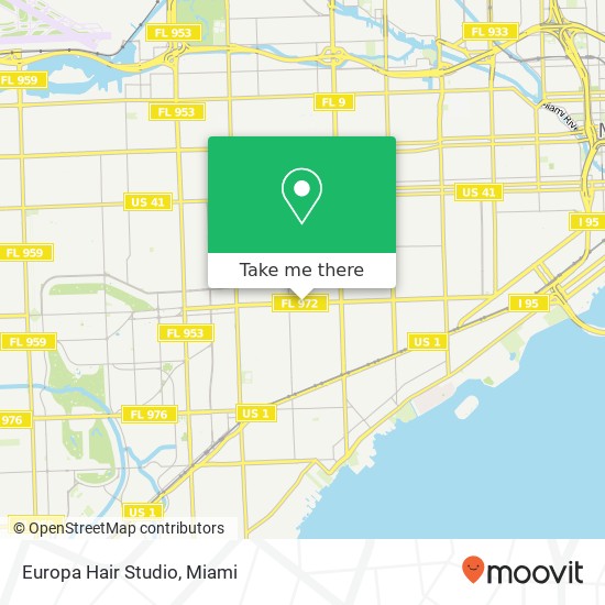 Mapa de Europa Hair Studio