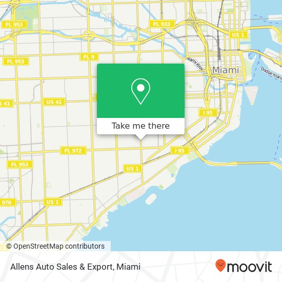 Allens Auto Sales & Export map