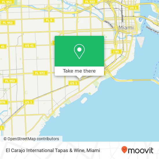 El Carajo International Tapas & Wine map