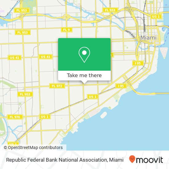 Mapa de Republic Federal Bank National Association