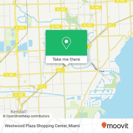 Westwood Plaza Shopping Center map