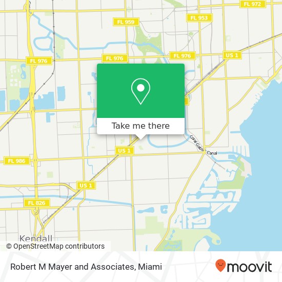 Robert M Mayer and Associates map