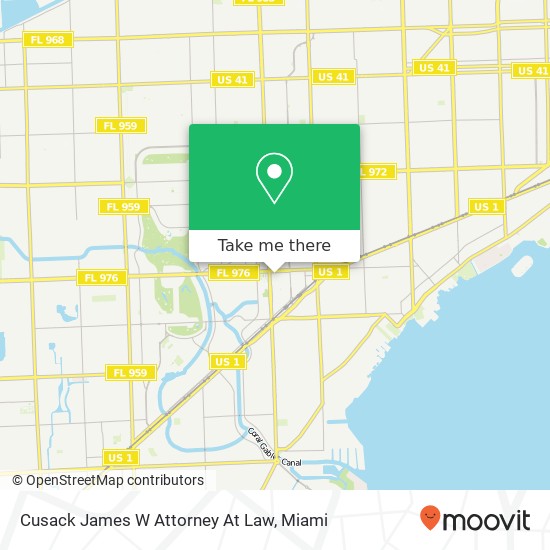 Cusack James W Attorney At Law map