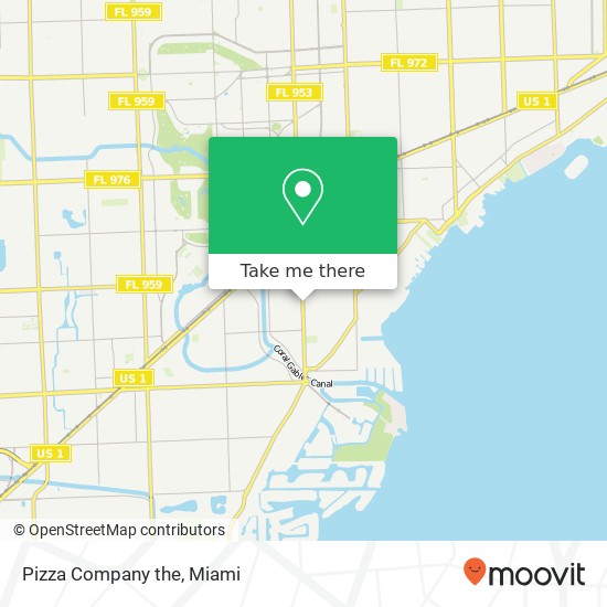 Mapa de Pizza Company the