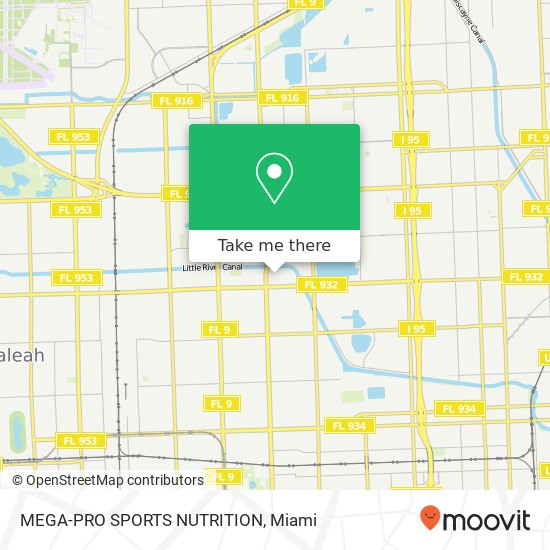 MEGA-PRO SPORTS NUTRITION map