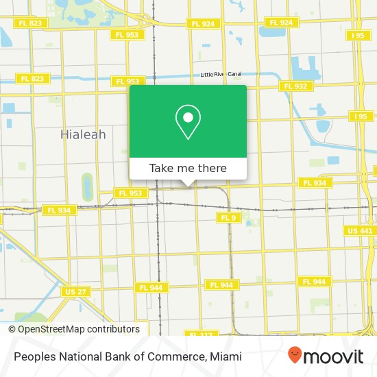 Mapa de Peoples National Bank of Commerce