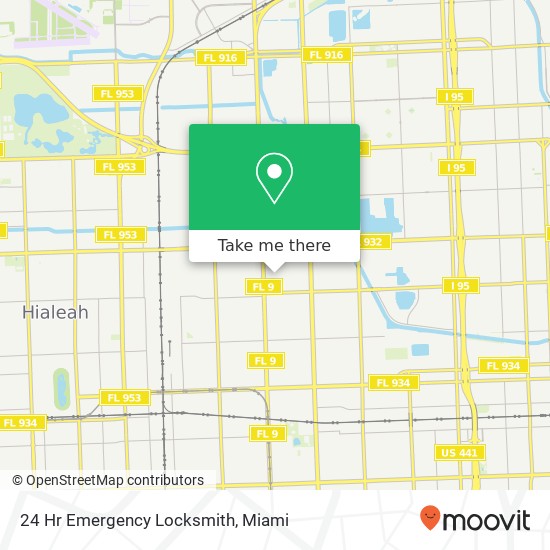 24 Hr Emergency Locksmith map