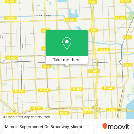 Miracle Supermarket On Broadway map