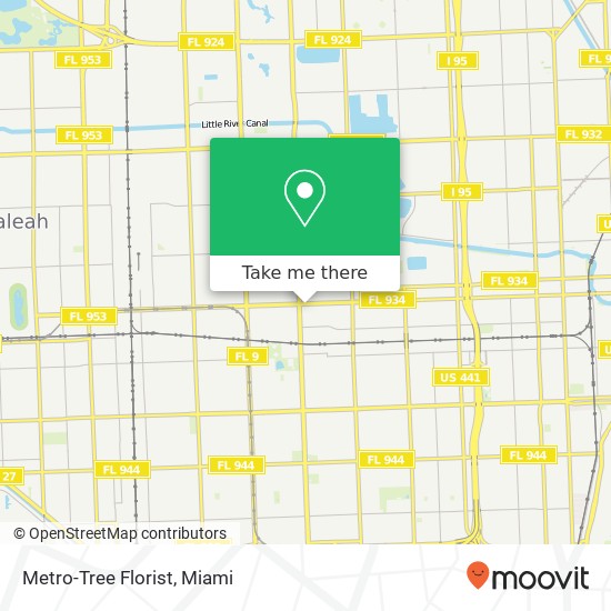 Metro-Tree Florist map