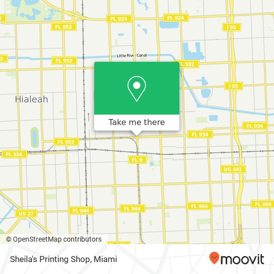 Sheila's Printing Shop map