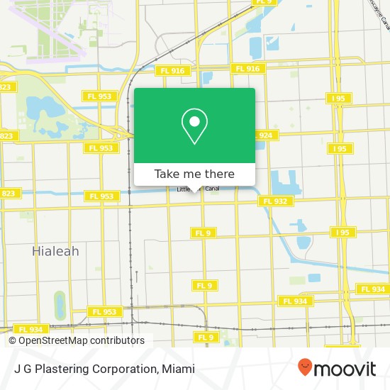 J G Plastering Corporation map