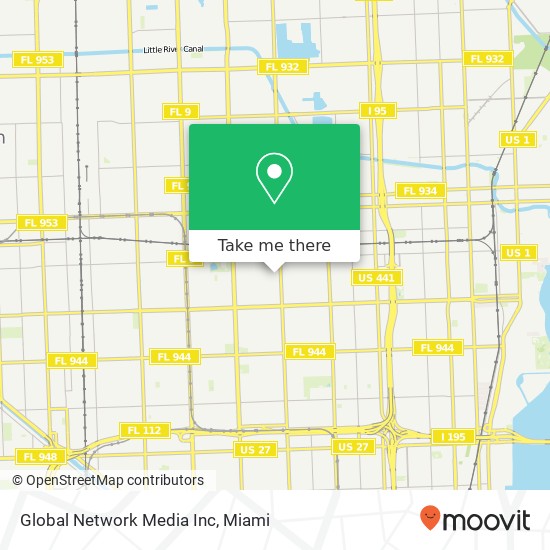 Mapa de Global Network Media Inc