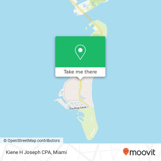 Kiene H Joseph CPA map