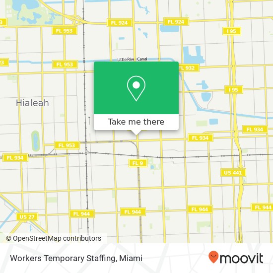 Workers Temporary Staffing map