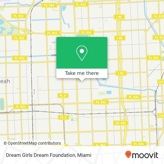 Mapa de Dream Girls Dream Foundation