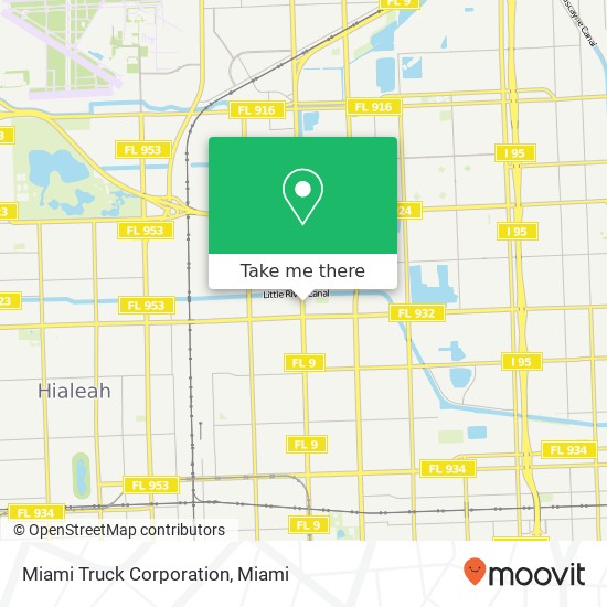 Miami Truck Corporation map