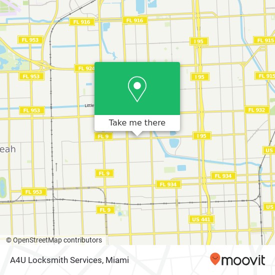 Mapa de A4U Locksmith Services