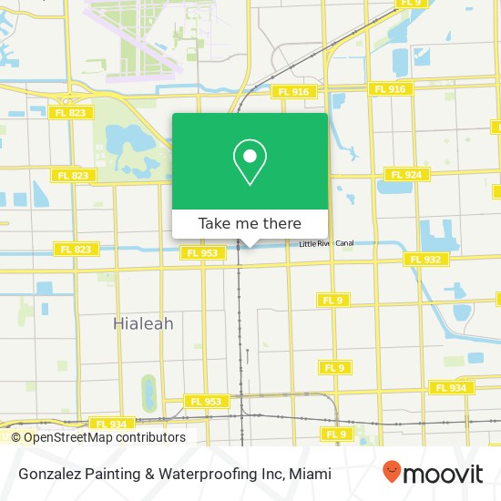 Gonzalez Painting & Waterproofing Inc map