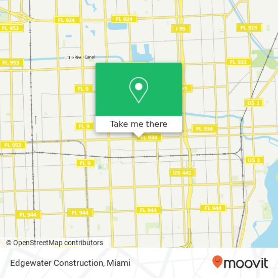 Edgewater Construction map