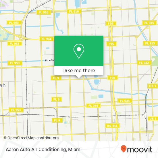 Mapa de Aaron Auto Air Conditioning