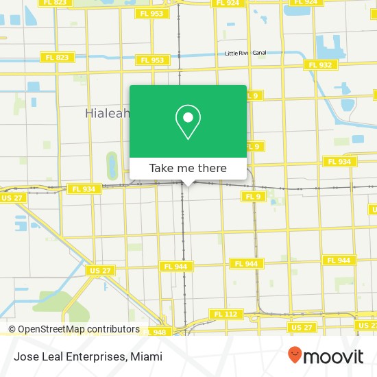 Mapa de Jose Leal Enterprises