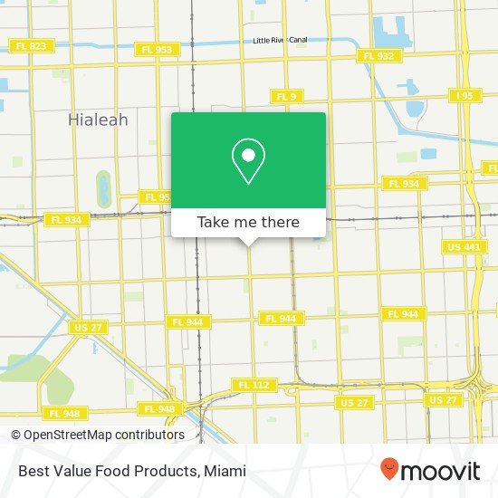 Mapa de Best Value Food Products