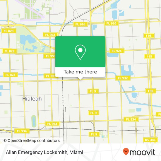 Allan Emergency Locksmith map